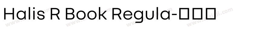 Halis R Book Regula字体转换